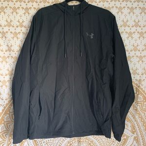 Under Armour Overlook Blackout Rain Jacket Hoodie